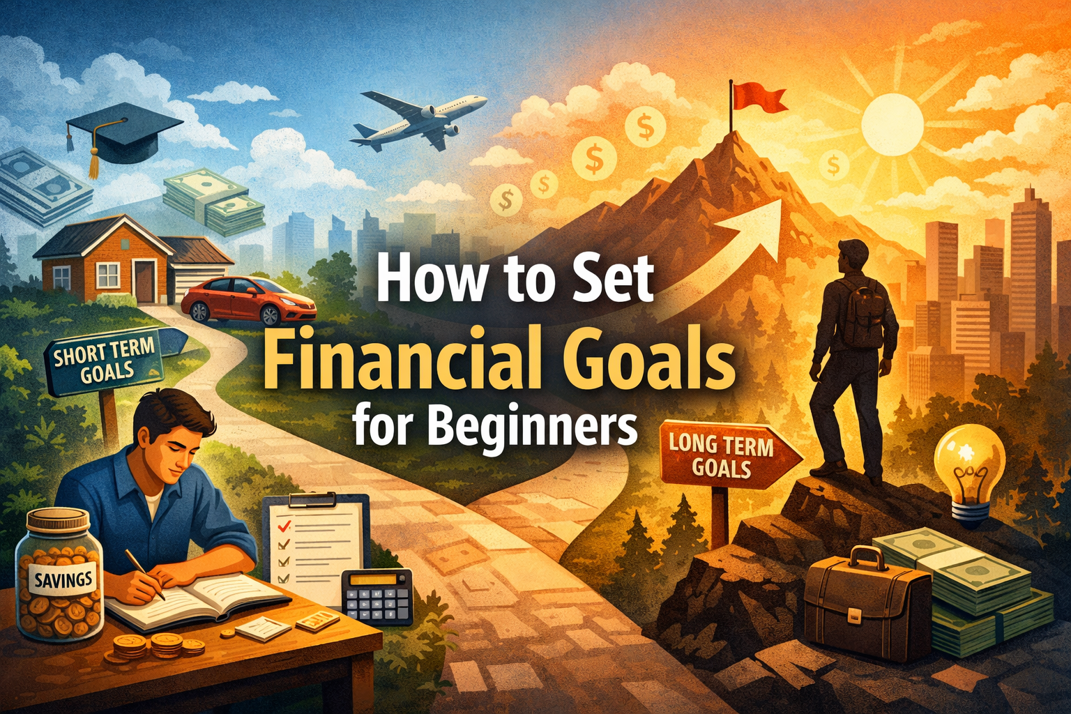how to set financial goals for beginners